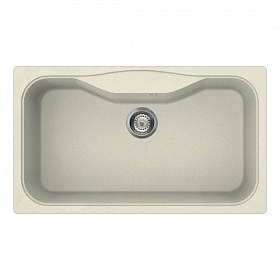 Мойка для кухни Omoikiri Maru 86-BE 4993139 прямоуг. 86х50 глуб. 24см (толщ.10мм) вып. 3 1/2" (врезная) ваниль