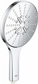 Лейка для душа Grohe Rainshower SmartActive 3-х реж. d150 мм 26553000 хром круглая Водяной