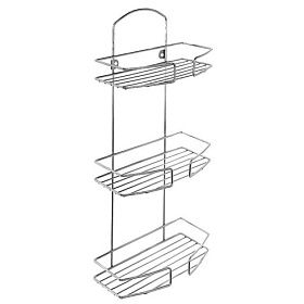 Полка 3-ая металл Milardo Shelf прямая хром 013W030M44 Водяной