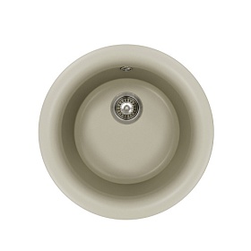 Мойка для кухни Florentina Антик 17.020.B0510.305 круглая 51х51 глуб. 21,7см вып. 3 1/2" (врезная) грей