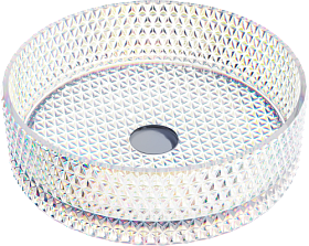 Раковина (умывальник) Ceramica Nova Cristal 36 неон накладная (чаша на столешницу) CN6059 Водяной
