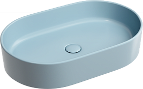 Раковина (умывальник) Ceramica Nova Element 60 голубая накладная (чаша на столешницу) CN6048ML Водяной