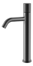 Смеситель для умывальника (раковины) Boheme Stick Gun Metal Touch 122-GM.2 gun metal латунь Водяной