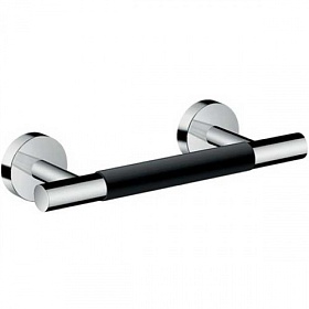 Поручень для ванной прямой 28,4 см Hansgrohe Comfort 26329000 хром/чёрный