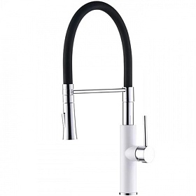 Смеситель для кухни (мойки) Ledeme H97 L4097W-2 гибкий излив чёрный латунь