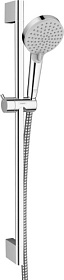 Душевая стойка с лейкой и шлангом Hansgrohe Vernis Blend 669 мм d100 мм круглая 2-х реж. 26275000 хром
