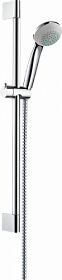 Душевая стойка с лейкой и шлангом Hansgrohe Crometta 85 Mono 669 мм d85 мм круглая 1 реж. 27728000 хром