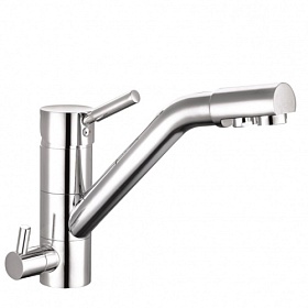 Смеситель для кухни (мойки) TopZero WellInox WIX 301 CR с переключ.для фильтра питьевой воды хром латунь