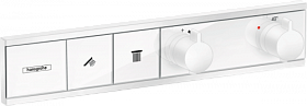 Смеситель для душа термостат (внешняя часть) Hansgrohe RainSelect 15380700 белый латунь