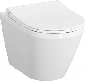 Унитаз подвесной Vitra Integra Round безободковый смыв сид.отдельно 7041B003-0075