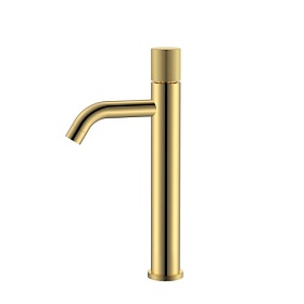 Смеситель для умывальника (раковины) Boheme Stick Gold Spirale Gold 122-GG.4 золото латунь