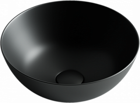Раковина (умывальник) Ceramica Nova Element 35 чёрная накладная (чаша на столешницу) CN6004