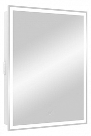 Зеркало-шкаф Континент Allure Led 55х80 правый белое LED подсветка МВК003