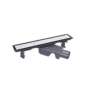 Водоотводящий жёлоб RGW Shower Drain SDR-22-60 B решётка с щелью для воды двухсторонняя (под плитку) черная 47212260-04