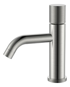 Смеситель для умывальника (раковины) Boheme Stick Nikel Brush Touch 121-NB.2 никель браш латунь