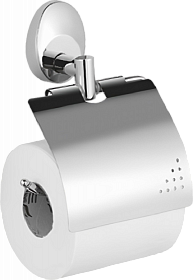 Держатель для туалетной бумаги с крышкой Haiba HB16 HB1603 хром