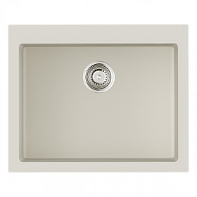 Мойка для кухни Omoikiri Bosen 61-WH 4991212 прямоуг. 61х50 глуб. 22см (толщ.10мм) вып. 3 1/2" (врезная) белая