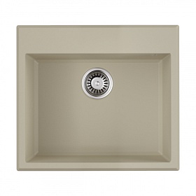 Мойка для кухни Omoikiri Tedori 57-BE 4993981 прямоуг. 57х51 глуб. 20см вып. 3 1/2" (врезная) ваниль