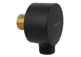 Шланговое подключение для душа Aquatek AQ2454MB латунь чёрное