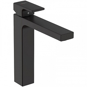 Смеситель для умывальника (раковины) Hansgrohe Vernis Shape 71562670 чёрный латунь