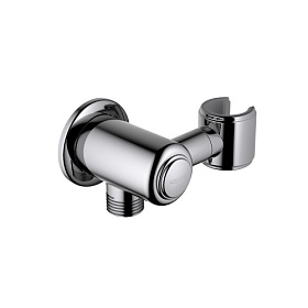 Шланговое подключение для душа с держателем для лейки Aquatek AQ2462CR латунь хром хром