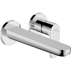 Смеситель для умывальника (раковины) (внешняя часть) Hansgrohe Rebris S 72528000 хром латунь