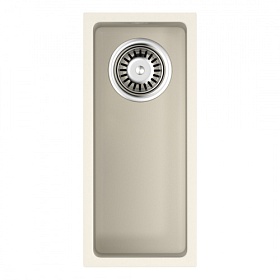 Мойка для кухни Omoikiri Bosen 20-U-WH 4993156 прямоуг. 20х44 глуб. 17см (толщ.10мм) вып. 3 1/2" (подстольная) белая