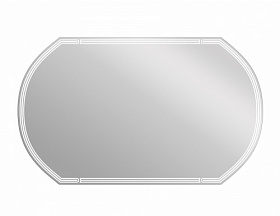 Зеркало Cersanit LED 090 Design 100 белое с подогревом LED подсветка KN-LU-LED090*100-d-Os Водяной