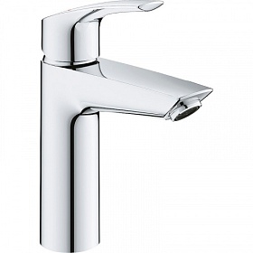 Смеситель для умывальника (раковины) Grohe Eurosmart 23324003 хром латунь Водяной
