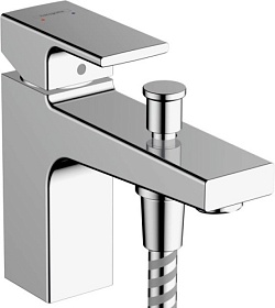 Смеситель для ванны/душа (короткий излив) Hansgrohe Vernis Shape 71463000 на борт ванны на 1 отверстие хром латунь