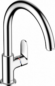 Смеситель для кухни (мойки) Hansgrohe Vernis Blend M35 71870000 хром латунь