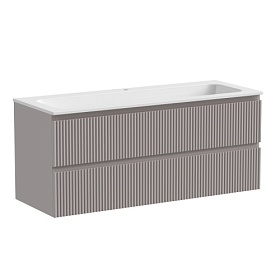 Тумба под раковину Sancos Snob R 120 подвесная 2 выдв.ящ. doha soft SNR120SM