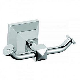 Крючок 2-ой Azario Altre AZ-96005A хром