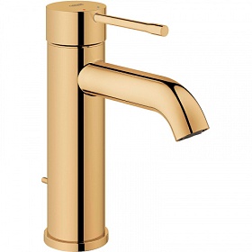 Смеситель для умывальника (раковины) Grohe Essence New 23589GL1 золото латунь