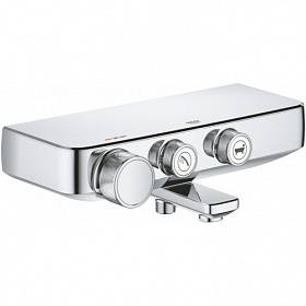Смеситель для ванны/душа (короткий излив) термостат Grohe Grohtherm SmartControl 34718000 хром латунь