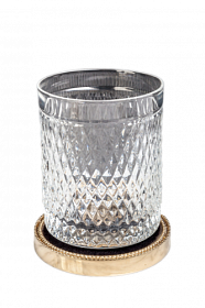 Держатель для стакана латунь/стекло Boheme Murano Crystal 10218 золото Водяной