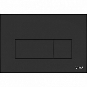 Кнопка смыва (клавиша) для инсталляции Vitra Root Square прямоугольная чёрная матовая 740-2311 Водяной