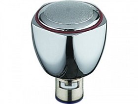 Комплект кран букса 1/2" + маховик хром (ШТ) Ledeme LH09 Водяной