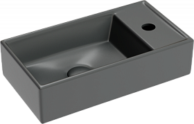 Раковина (умывальник) Ceramica Nova Element 36 антрацит подвесная CN6051LMDH Водяной
