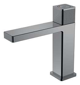 Смеситель для умывальника (раковины) Boheme Quad 159-SGM shine gun metal латунь