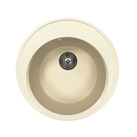 Мойка для кухни Florentina Лацио 510 17.010.B0510.202 круглая 51х51 глуб. 20см вып. 3 1/2" (врезная) шампань