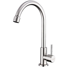Вентиль для кухни (мойки) Frap F41899-6 нерж.сталь нерж. сталь Водяной