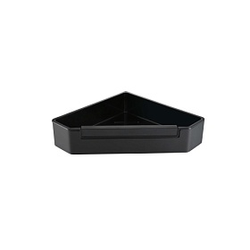 Полка угловая для ванны металл Aquatek чёрный AQ4976MB Водяной