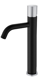 Смеситель для умывальника (раковины) Boheme Stick Black Touch Chrome 122-BCR.2 хром/черный латунь