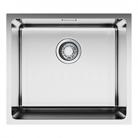 Мойка для кухни Omoikiri Tadzava 49-U-IN 4993074 прямоуг. 49х44 глуб. 20см (толщ.0,8мм) вып. 3 1/2" (подстольная) PVD нержавеющая сталь