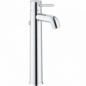 Смеситель для умывальника (раковины) Grohe BauClassic 32868000 хром латунь Водяной