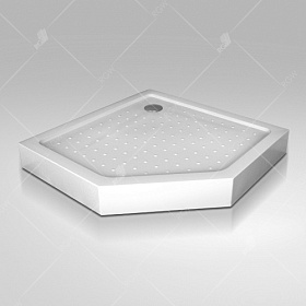 Душевой поддон акрил RGW Acrylic LUX/TN-TR 90х90х15 угловой (пятиугольник) 16180599-41 на ножках