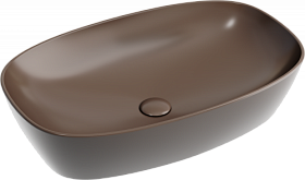Раковина (умывальник) Ceramica Nova Element 60 коричневая накладная (чаша на столешницу) CN6049MDB
