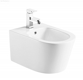 Биде подвесное Aquatek Оберон/Бетта AQ0516-00 без крышки белое фарфор Водяной