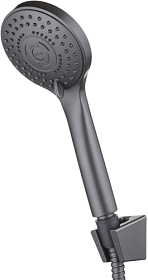 Душевая лейка с шлангом и держателем Latuno L80072GT графит